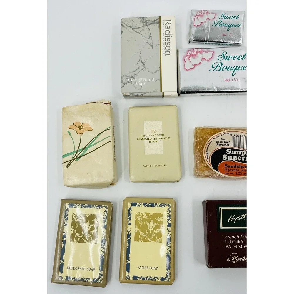 Vintage Soap Collection 20 Mini Hotel Size Bars Holiday Inn Hyatt Cashmere More